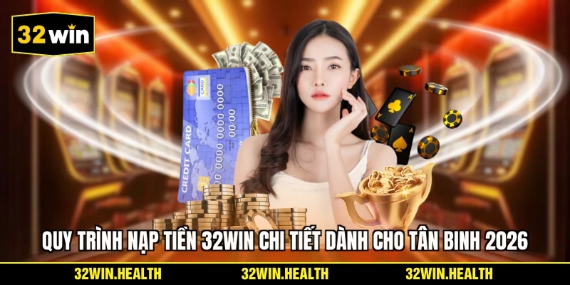Quy trình nạp tiền 32WIN chi tiết dành cho tân binh 2026